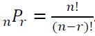 Permutation Formula